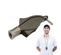 Silbatos para profesores para adultos, silbato deportivo de árbitro con cuerda nuclear, suministros de entrenamiento, forma de delfín, silbato fuerte de más de 130 decibelios para entrenamiento de