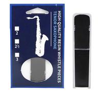 Silbatos para saxofón de 2,5 tenores, de resina, para saxofón, accesorios para saxofón, fácil de soplar