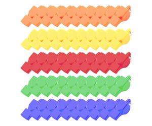 Silbatos profesionales no nucleares de plástico para salvar vidas, 50 unidades