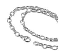 Silberdream Cadena de Charms Plata Charms Collar 925 Plata de Ley FC00XK