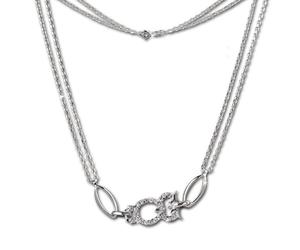 SilberDream - Collar de plata de ley con circonita