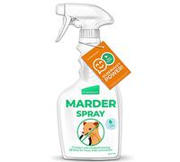 Silberkraft Espray de 500 ml, repelente de martas para coche y desván, protección para ahuyentar y prevenir martas, como alternativa eficaz a la trampa para martas y martas.
