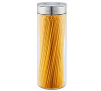 SILBERTHAL Bote cocina almacenaje 1700ml - Hermético - Cristal y acero inoxidable - Tarro despensa