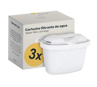 SILBERTHAL Cartucho filtro agua 3 uds - Reduce la cal, el cloro y las impurezas - Compatible con brita MAXTRA - Filtro agua para jarra de agua - Cartucho filtrante