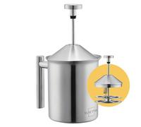 SILBERTHAL Espumador manual de leche 400ml - Acero inox - Cappuccino