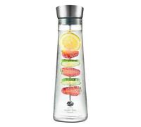 SILBERTHAL Jarra cristal 1L - Agua fría, limonada y zumo - Con tapa