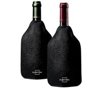 SILBERTHAL Set 2 Enfriadores de vino - Flexible e impermeable - Dura horas - Funda para botellas de vino congelador
