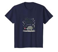 Silbido y Contar: Humor juguetón de zarigüeya para los Amantes de los Animales Camiseta, Niños, Azul Marino, 12 años