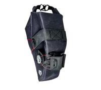 SILCA Grinta - Paquete de asiento enrollable | Capacidad de almacenamiento de 2 a 5 litros | Construcción impermeable | Sistema de montaje de cierre BOA | Diseño seguro sin sonajero