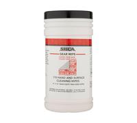 SILCA Bote de toallitas para Engranajes, 110 Unidades, 8 x 12 | Toalla de Doble Cara para Limpiar Bicicletas | Toallitas Resistentes para Limpieza de Bicicletas Naranja 110 Unidades (Paquete de 1)