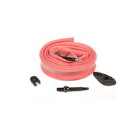 SILCA Tubo de látex 700c + Kit Extensor de 40 mm | Ancho del neumático 24-30 mm | Vástago de válvula Presta de Aluminio Negro Ligero de 42 mm de Largo | Llantas de hasta 65 mm