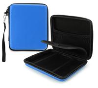 SILCOSTAR Carry Storage Travel EVA Funda protectora dura para 2DS Condole y accesorios con doble cremallera y 8 soportes para juegos para 2DS Game (azul)