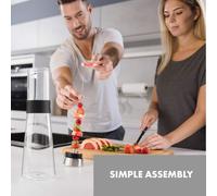 Sile Jarra 1,6 L Vidrio borosilicato Brocheta de fruta con tapón Klarstein