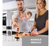 Sile Jarra 1 L Vidrio borosilicato Brocheta de fruta con tapón Klarstein