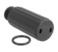 Sileduove 15.5mm M15x1.50 Compresor de aire respiradero tapa de aceite ventilación con sello de junta para equipo de taller negro (1 ud)