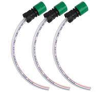 Sileduove 3 adaptadores de lavadora de alta presión de conexión rápida para WORX, extensión de varilla de conector de botella a prueba de fugas para limpieza de jardín, coche, patio, 15 pulgadas, PP