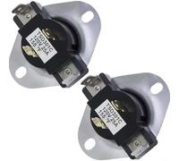 Sileduove 3387134 Reemplazo del termostato de ciclismo para secadora compatible con varios modelos de secadora para un rendimiento fiable de calefacción y secado (3 piezas)
