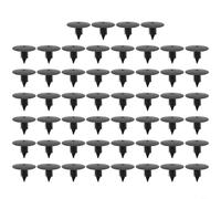 Sileduove 50 unids ABS negro rueda arco clip sujetadores para Renault para CLIO Mk2 Mk3 para KANGOO para LAGUNA para Megane Logan Duster Sandero para TWINGO Master para Splash Guard Panel OE