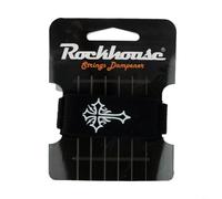 Sileduove Amortiguador de cuerda para diapasón de guitarra para guitarra eléctrica acústica y bajo, ajustable de alta elasticidad de algodón para reducir el ruido no deseado, negro (B)