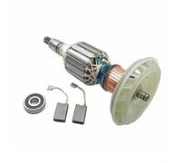 Sileduove Anclaje de rotor de armadura de repuesto para Bosch para GSH11E GBH10DE 11223EVS Herramientas eléctricas de repuesto 1614011072 con rodamientos y escobillas de carbono 220-240V