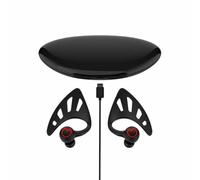 Sileduove Auriculares inalámbricos con diseño de orejas de elfo, luz LED y funda de carga compacta para una experiencia de audio inalámbrica mejorada (negro)