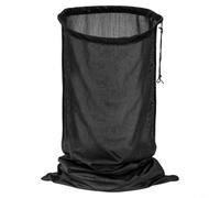 Sileduove Bolsa de recolección de astilladoras de madera, recogedor de desechos de malla, saco de basura de patio para mantillo de hojas, plástico resistente con cordón de nailon, apertura ajustable