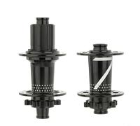 Sileduove Buje delantero y trasero para bicicleta de montaña con 4 rodamientos, freno de disco de 32 agujeros compatible con casete de 7-12 velocidades y eje pasante 15 x 100 mm, delantero 12 x 142 mm