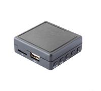 Sileduove Cable adaptador USB AUX con micrófono para radio Ford 6000CD, conector de 12 pines compatible con tarjeta TF llamadas manos libres, compatible con Focus para MONDEO C-Max Fiesta Fusion
