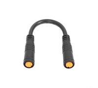 Sileduove Cable de conversión de palanca de cambios de pulgar para bicicleta eléctrica, conector ABS de 3 pines, 129 mm de longitud, para extensión de palanca de cambios de bicicleta eléctrica, negro