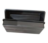 Sileduove Caja de almacenamiento para debajo del asiento del coche con diseño de plástico ABS impermeable de 10 L para el ajuste para organizar lo esencial y mantener un interior limpio