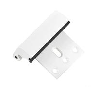 Sileduove Cerradura de refuerzo de puerta mejorada, soporta 800 libras, fuerza, para una mayor seguridad del hogar y fácil instalación, sin herramientas, para vivir solo (blanco)