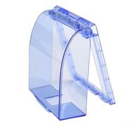 Sileduove Cubierta de enchufe para exteriores, caja de interruptor de pared, para protección contra salpicaduras, funda protectora impermeable IP14 para baño, cocina, diseño a prueba de polvo con tapa