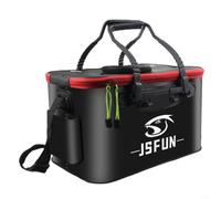 Sileduove Cubo de Pesca Plegable para Peces Vivos y Cebo - Portátil, de EVA, Caja de Pesca de Mar (50 cm)