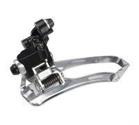 Sileduove Desviador delantero para bicicleta de carretera, desviador delantero de bicicleta, tipo de montaje directo, diseño desplegable para velocidades 2x7-11, capacidad 16T, se adapta a cadena 50