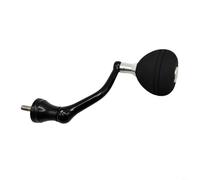 Sileduove Eva Knob Mango de brazo único plegable, para esférico, para Stella, para Stradic Biomaster 5000 serie 6000 Carrete pieza de repuesto (plata)