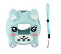 Sileduove Funda de silicona para juguete digital interactivo Punirunes - Funda protectora con correa de mano, piel anticaídas y arañazos, funda rosa azul para máquina virtual de mascotas (azul)
