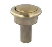 Sileduove Interruptor de tanque de inodoro, botón de descarga para cisterna Siamp Storm 33A, acabado dorado, fácil instalación, ABS, 48 mm de diámetro, se adapta a agujeros de 38 a 44 mm, reemplaza