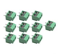 Sileduove KF301-2P - Conector de bloque de terminales de tornillo de 2 pines de 508 mm de paso verde para Arduino AVR PIC, sistemas de control de equipos de comunicación electrónica