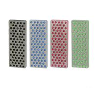 Sileduove Kit de cera de esquí de 4 piezas para snowboard, borde biselado, 240/360/500/1000 Grit Ski/Snowboard Kit de cera para esquiador