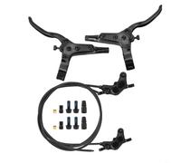 Sileduove Kit de freno de disco hidráulico de cuatro pistones para bicicleta de montaña con división delantera de 850 mm y trasera de aleación de 1550 mm, 6061 líneas, fuerte potencia de frenado