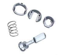 Sileduove Kit de reparación de núcleo de cerradura de puerta para Golf MK4 para BORA para A6 para SKODA Octavia para FABIA, juego de repuesto de aleación de zinc con OEM 1U0837167 1U0837168, acabado