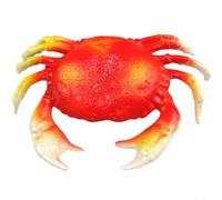Sileduove Modelo de langosta de simulación realista de plástico para decoración de fiestas temáticas, fotografía, teatro, educación, exhibición, adorno rojo grande de mariscos (D)