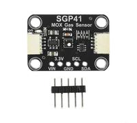 Sileduove Módulo de sensor de calidad del aire SGP40 SGP41 para STEMMA QT Qwiic, detección de formaldehído NO2, interfaz I2C de 33 V, grado -40C a 70C, Plug and Play para vehículo inteligente (SGP41)
