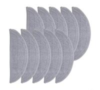 Sileduove Paño de fregona, trapo de repuesto, almohadilla de limpieza para Roborock Q10 S5, Q10 S5+, Q10 VF, Q10V, Q10V+, diseño reutilizable de microfibra, fácil de instalar, accesorio de ajuste