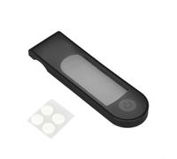 Sileduove para Xiaomi 4 Ultra Electric Scooter Dashboard Cubierta protectora de silicona Impermeable a prueba de polvo Anti-Scratch Caso, con visibilidad clara Negro (negro)