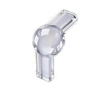 Sileduove Protectores de esquina de silicona transparente invisibles para muebles a prueba de bebés, protectores de bordes de mesa, suaves para amortiguadores de impactos, diseño reutilizable lavable