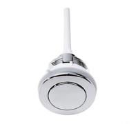 Sileduove Pulsador de inodoro, botón de tanque, inodoro de una sola descarga, accesorio de fijación de baño, diseño de ahorro de agua, fácil instalación, 38 mm de diámetro, compatible con cisternas
