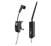Sileduove Sistema de micrófono inalámbrico para violín UHF que funciona a 610-690 MHz con modulación digital, diseño de clip y control de ganancia para uso profesional