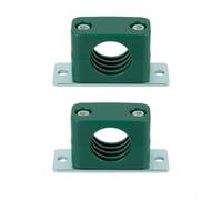 Sileduove Soporte de montaje de abrazadera de tubo ABS Soporte de tubo de montaje en pared para fijar tubos de plástico y tubos de metal en talleres de sistemas mecánicos y cuartos de servicio (A)