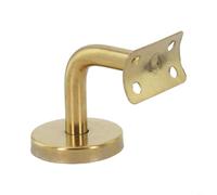 Sileduove Soportes de pasamanos cromados de acero inoxidable 304, 60 mm x 60 mm para barandilla de escalera barandilla de madera y acero ()